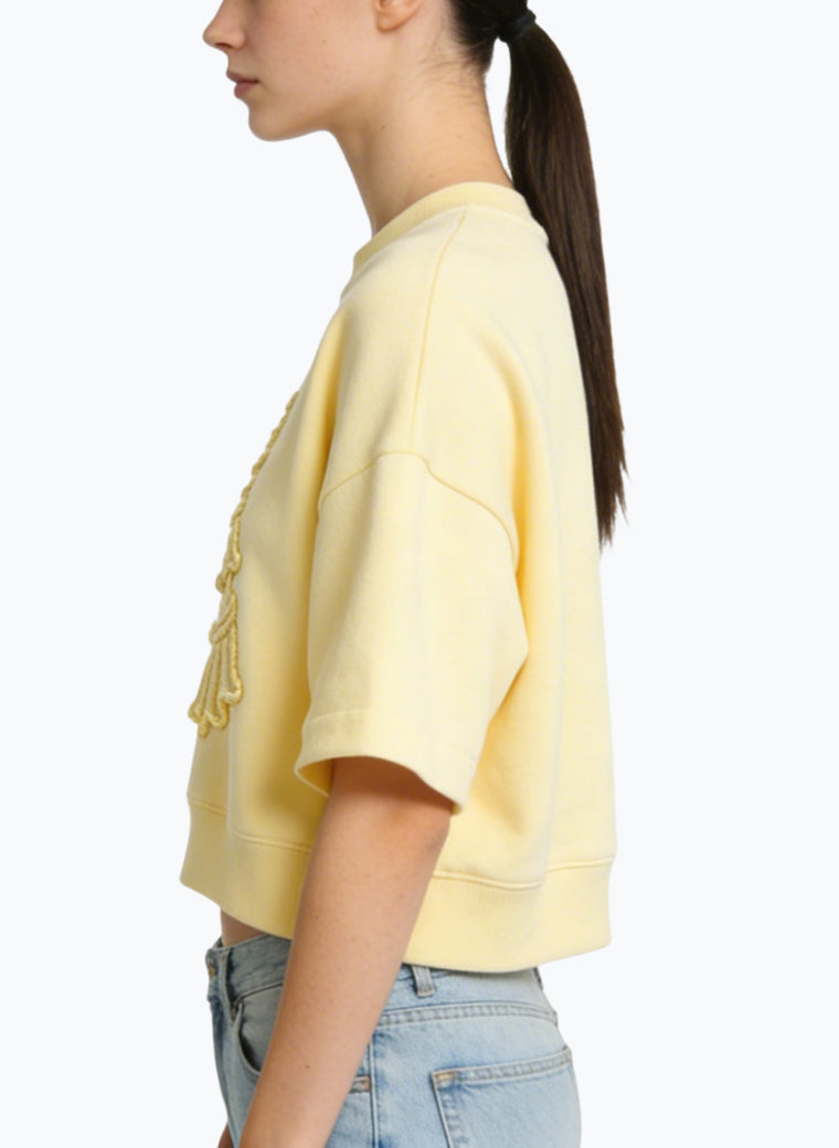 Women's Casual Oversized Crew-neck Top