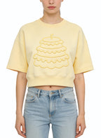 Women's Casual Oversized Crew-neck Top