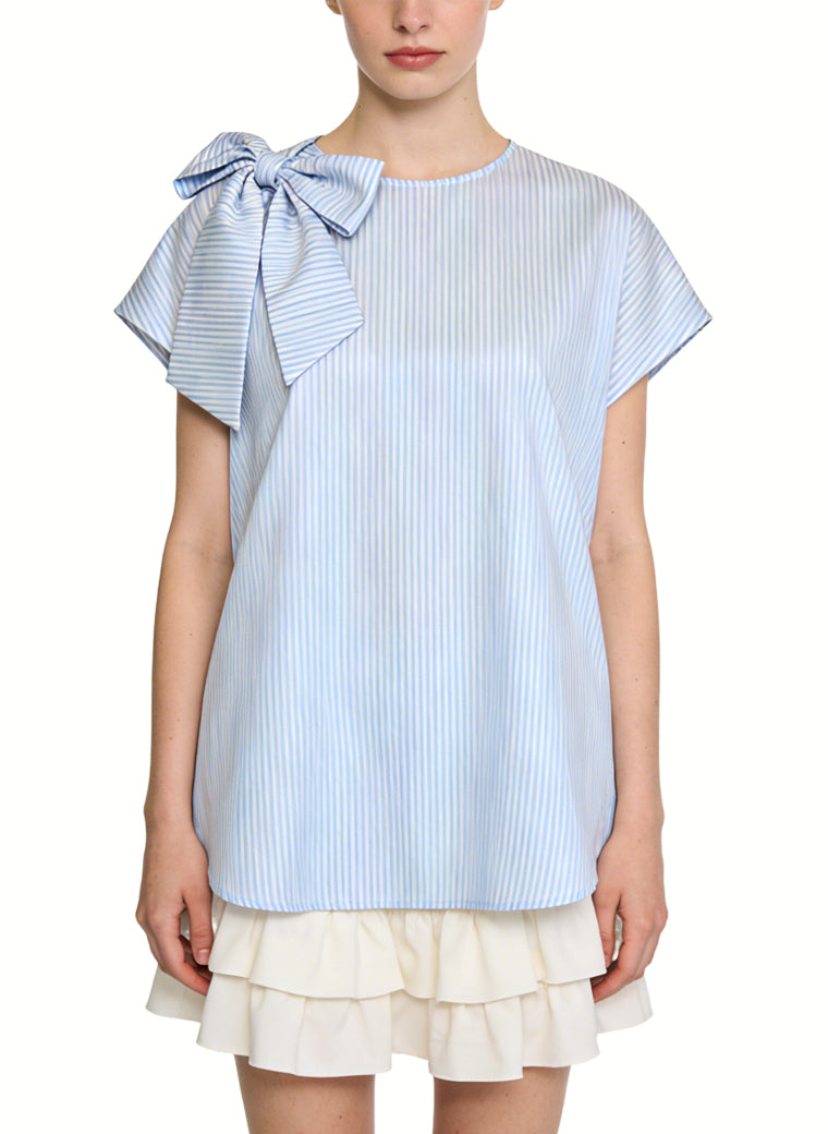 Women's Elegant Minimalist Short Sleeve Top