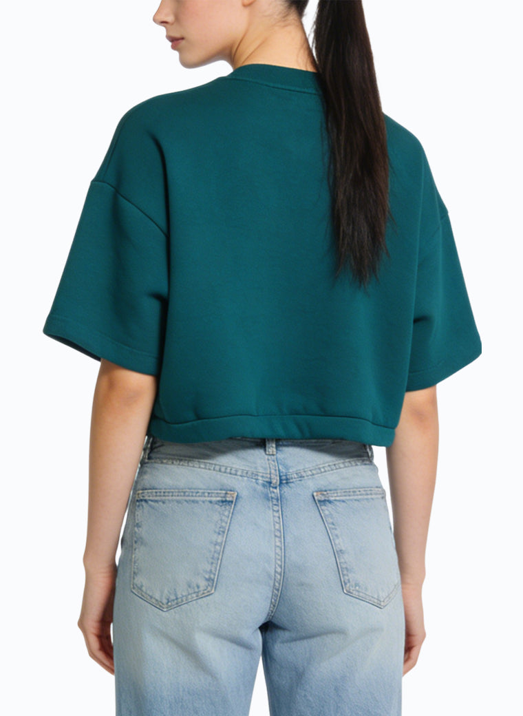 Women's Bow-detail Short Sleeve Top