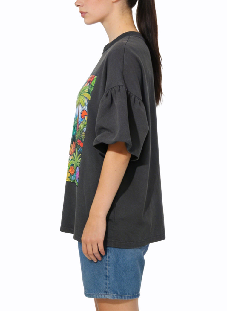 Women's Oversized Casual Short Sleeve Top