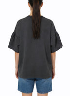 Women's Oversized Casual Short Sleeve Top