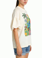 Women's Graphic-print Short Sleeve Top