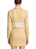 Retro Lapel Jacket and Skirt Two-Piece Set