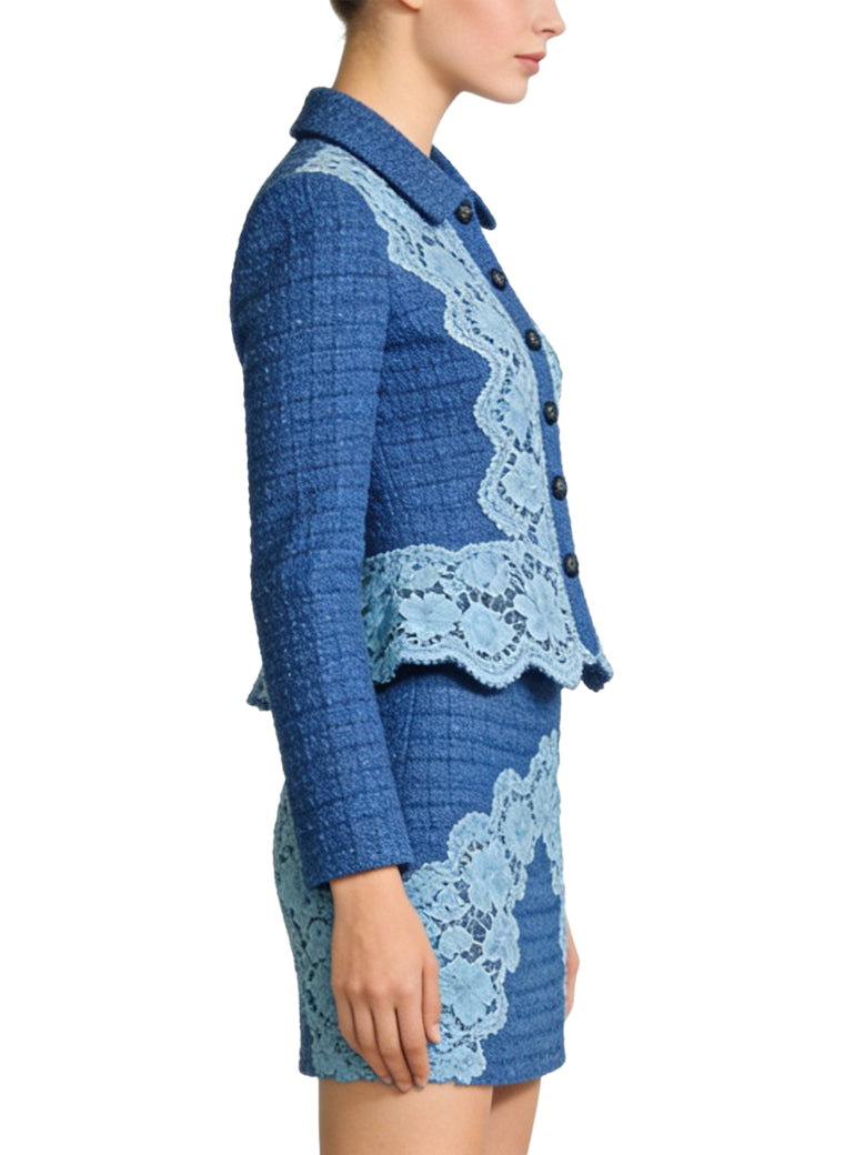 Exquisite Retro Jacket and Skirt Two-Piece Set