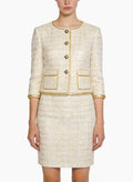 Elegant Jacket and Skirt Two-Piece Set for Commute