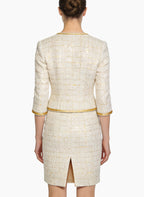Elegant Jacket and Skirt Two-Piece Set for Commute