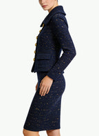 Women's Retro and Sophisticated Two-Piece Set