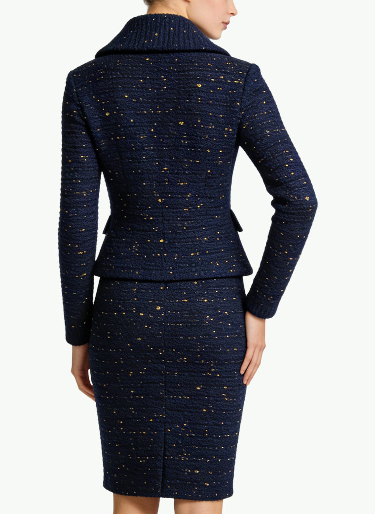 Women's Retro and Sophisticated Two-Piece Set