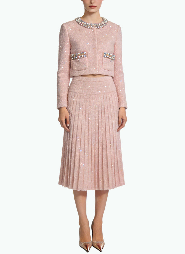Women's Evening Gown Two-Piece Set