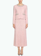 Women's Sweet Style Jacket and Skirt Two-Piece Set