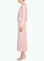Women's Sweet Style Jacket and Skirt Two-Piece Set