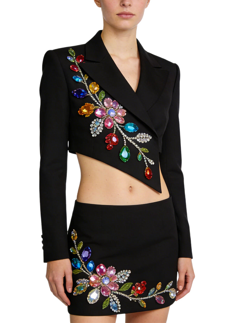 Women's Unique Design Jacket and Skirt Two-Piece Set