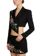 Women's Unique Design Jacket and Skirt Two-Piece Set