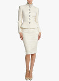 Women's Top and Pencil Skirt Two-Piece Set