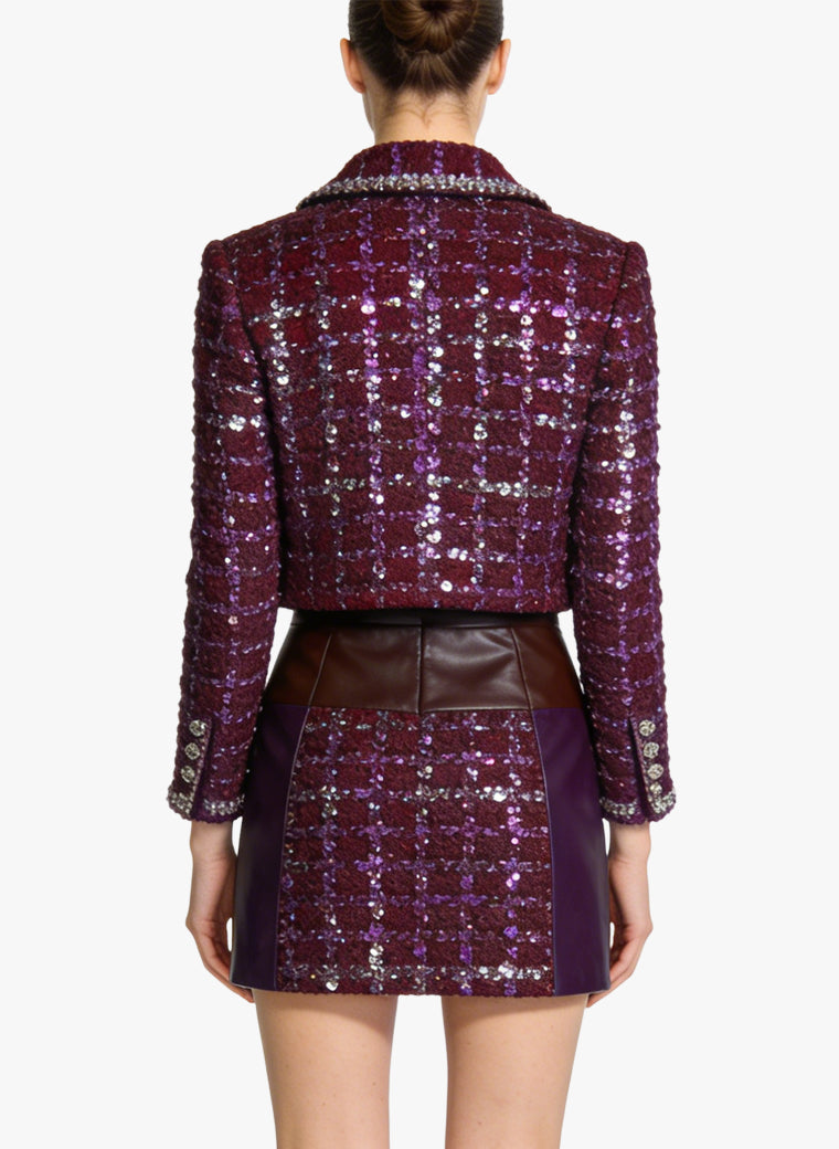 Suit Jacket and Pencil Skirt Elegant Style Two-Piece Set