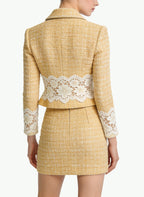 Women's High-Waisted A-Line Skirt Two-Piece Set