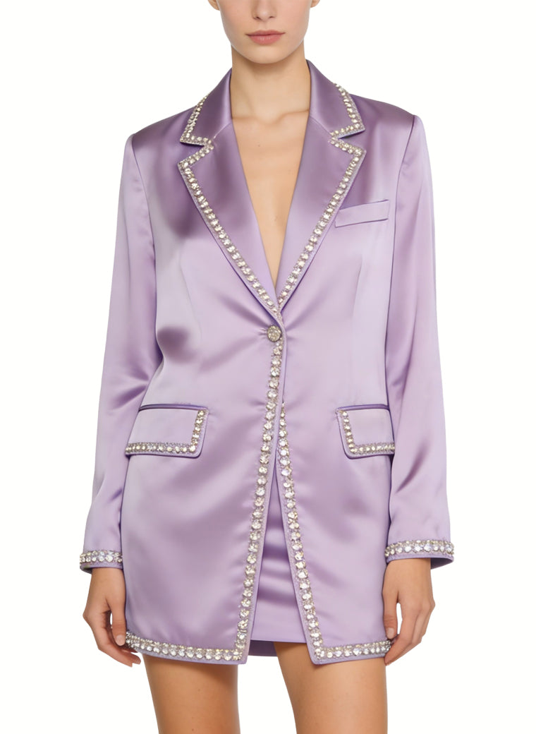 Women's High-Waisted Jacket and Skirt Two-Piece Set