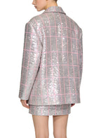 Suit Collar Jacket and High-Waisted Skirt Fashionable Two-Piece Set