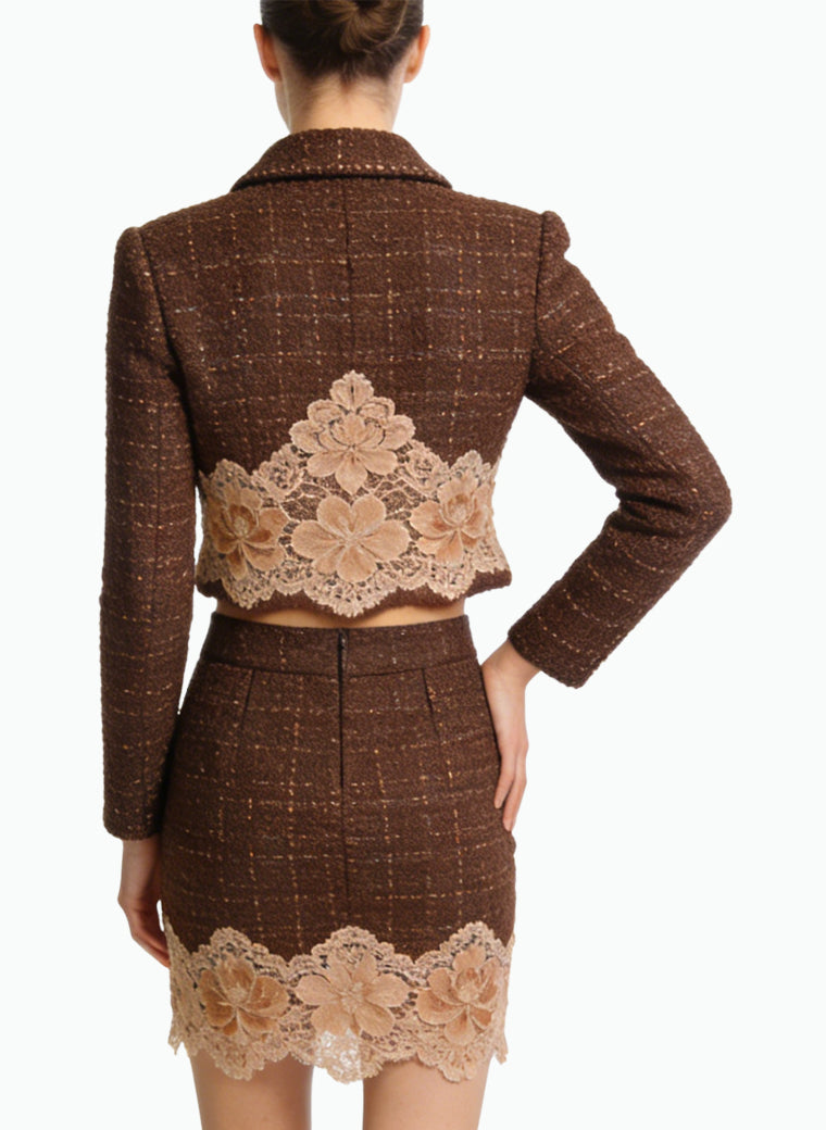 Women's Retro and Elegant Two-Piece Set
