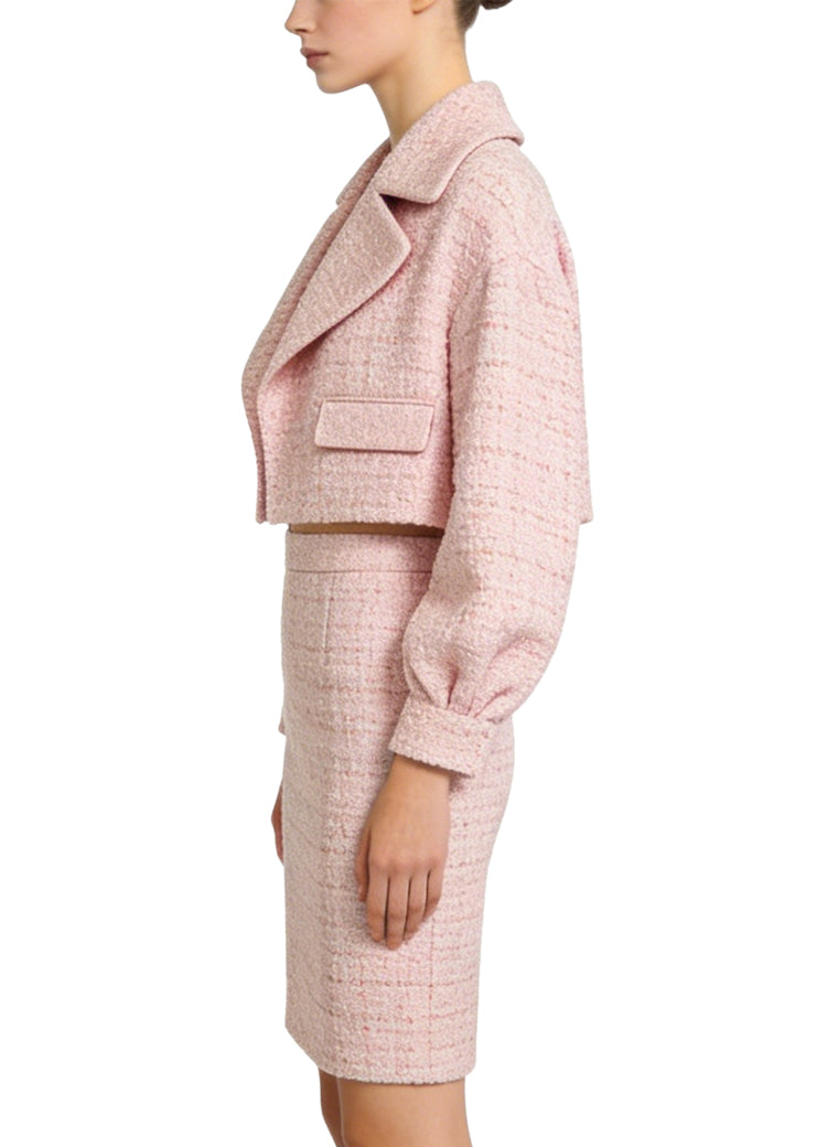 Women's Chic and Stylish Jacket and Skirt Two-Piece Set