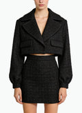 Fashionable Commuting Jacket and Skirt Two-Piece Set