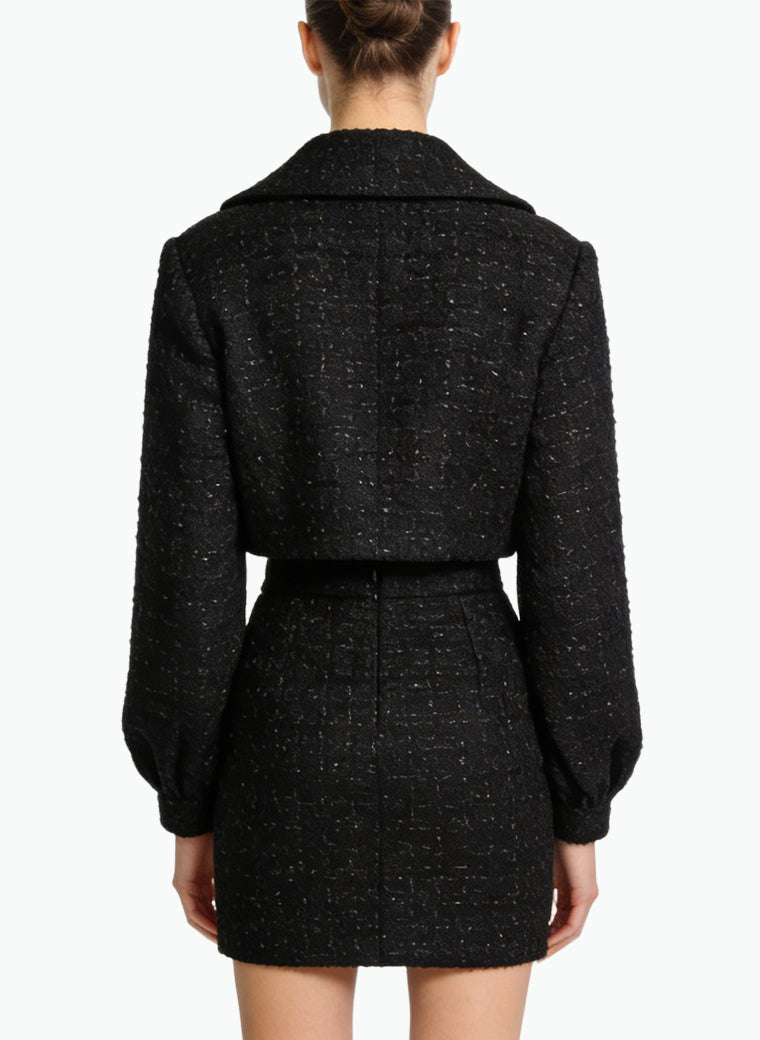 Fashionable Commuting Jacket and Skirt Two-Piece Set