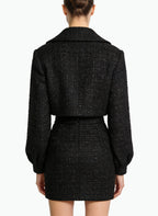 Fashionable Commuting Jacket and Skirt Two-Piece Set