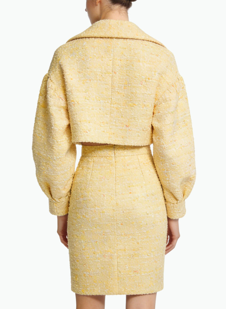 Fresh and Youthful Jacket and Skirt Two-Piece Set