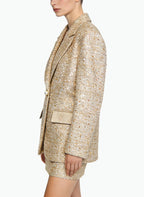 Powerful Party Jacket and Skirt Two-Piece Set