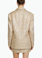 Powerful Party Jacket and Skirt Two-Piece Set