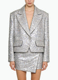 Trendy and Cool Jacket and Skirt Two-Piece Set