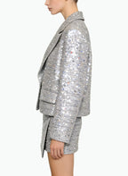 Trendy and Cool Jacket and Skirt Two-Piece Set