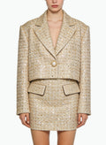 Elegant Date Jacket and Skirt Two-Piece Set