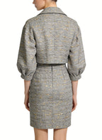 Luxury and Sophisticated Two-Piece Jacket and Skirt Set