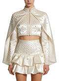 Evening Gown Two-Piece Jacket and Skirt Set