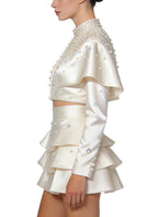 Exquisite Date Two-Piece Jacket and Skirt Set