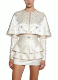 Mature and Stylish Two-Piece Jacket and Skirt Set
