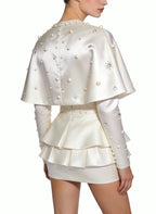 Mature and Stylish Two-Piece Jacket and Skirt Set